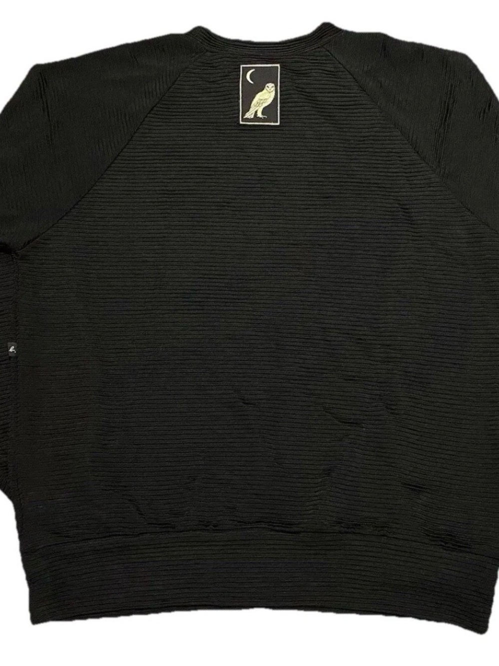 NWT! agnes b. Ribbed Crewneck Sweater “Senga Sweat” Womens Size 3 Black Owl Moon